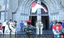 Umat Katolik TNI-Polri Gelar Misa Syukur HUT RI ke-73 - JPNN.com