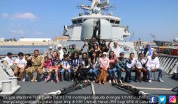 Satgas MTF TNI Selenggarakan Open Ship Untuk WNI di Lebanon - JPNN.com