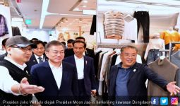 Blusukan di Seoul, Jokowi Teringat Pasar Tanah Abang - JPNN.com