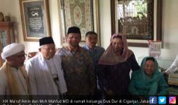 Kiai Ma'ruf & Pak Mahfud Berkumpul di Rumah Keluarga Gus Dur - JPNN.com