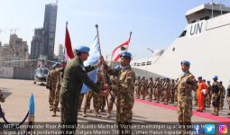 Satgas Maritim TNI Resmi jadi Pasukan Perdamaian di Lebanon - JPNN.com