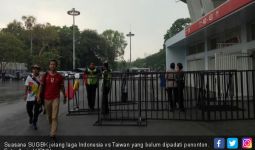 Indonesia Vs Taiwan: Suasana Stadion SUGBK Belum Ramai - JPNN.com