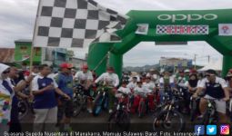 Ribuan Peserta Ramaikan Sepeda Nusantara Etape Manakarra - JPNN.com