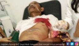 Kapolsek Parongil Bersimbah Darah Ditikam Pelaku Pembunuhan - JPNN.com