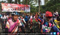 Even Gowes Sepeda Nusantara di Lampung Timur Meriah - JPNN.com