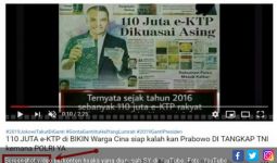 Bekuk Penebar Hoaks 110 Juta e-KTP Tiongkok Kalahkan Prabowo - JPNN.com