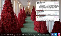 Dekorasi Natal Nyonya Trump Disebut Menakutkan - JPNN.com