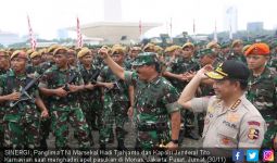 TNI-Polri Gelar Apel Pasukan, Marsekal Hadi Sampaikan Pesan - JPNN.com