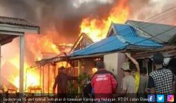 Kebakaran Hebat di Kuala Tungkal, 15 Rumah Ludes dalam 1 Jam - JPNN.com