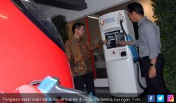 Mitsubishi Ikut Donasikan Pengisian Cepat Mobil listrik - JPNN.com