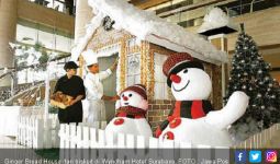 Dekorasi Natal ini Terbuat dari Ratusan Biskuit - JPNN.com