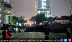 Detik-detik Jalan Gubeng Ambles, Diawali Suara Gemuruh - JPNN.com