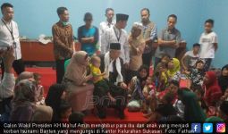 Di Depan Ma’ruf, Pengungsi Tsunami Banten: Lurahnya Ganteng - JPNN.com