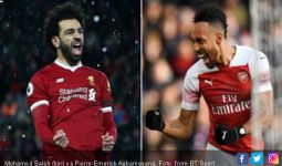 Liverpool Vs Arsenal: Adu Tajam Salah dengan Aubameyang - JPNN.com