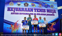 Mabesal Sapu Bersih Medali Ganda Putri Kejuaraan Tenis Meja - JPNN.com