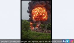 Gudang Penampungan BBM Ilegal di Ogan Ilir Meledak - JPNN.com