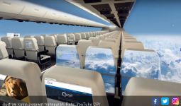 Apa Rasanya Terbang dengan Kabin Pesawat Transparan - JPNN.com
