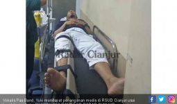 Kecelakaan di Cianjur, Yuki Pas Band Patah Kaki - JPNN.com