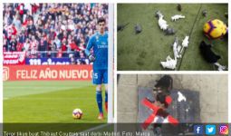 Thibaut Courtois jadi Korban Teror Tikus saat Derbi Madrid - JPNN.com