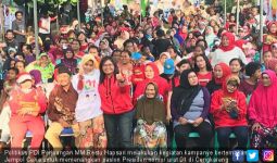 Restu Hapsari dan BPJW Kampanyekan Jempol Ceria untuk Jokowi - Ma’ruf - JPNN.com