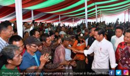 Di Hadapan Petani, Jokowi Jelaskan Upaya Pemerintah Dongkrak Harga Karet - JPNN.com