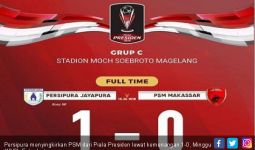 Sepuluh Pemain Persipura Singkirkan PSM dari Piala Presiden - JPNN.com
