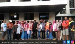 Silatnas Honorer K2 Batal, Massa dari Jatim Sudah di Jakarta - JPNN.com