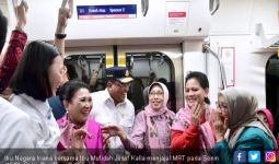 Jajal MRT Jakarta, Ibu Negara Iriana Jokowi: Mantap dan Nyaman! - JPNN.com