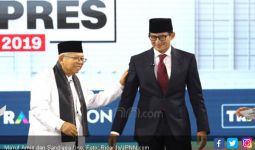 Survei Charta Politika: Ma'ruf Amin Lebih Terkenal dari Sandiaga Uno - JPNN.com