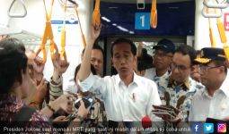 Jajal MRT Dua Kali, Jokowi Ingin Transportasi Umum Terintegrasi Sampai Jawa Barat - JPNN.com