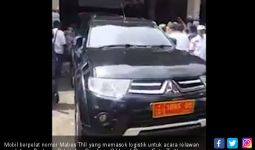 Viral, Mobil Berpelat TNI Bawa Logistik untuk Acara Relawan Prabowo - Sandi - JPNN.com