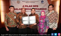 Respons Ma’ruf Cahyono Saat Peluncuran Prangko Empat Pilar MPR RI - JPNN.com