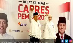 Ma'ruf Amin Minta Pendukung Tiru Sikap Jokowi dan Prabowo saat Debat - JPNN.com