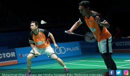 Kalah dari Tiang Listrik, Ahsan / Hendra Gagal ke Semifinal Malaysia Open 2019 - JPNN.com