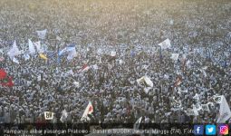 Kampanye Akbar Prabowo di GBK: Massa Berjubel, Bendera PPP juga Berkibar - JPNN.com
