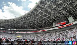 Massa Pendukung Jokowi - Ma'ruf Mulai Padati Stadion GBK - JPNN.com