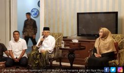 Jelang Mencoblos, Kiai Ma'ruf Amin Mengaji dan Tukar Pikiran Bersama Keluarga - JPNN.com