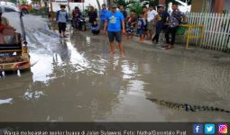 Jalan Rusak, Warga Kesal, Buaya Dilepas - JPNN.com