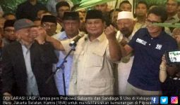 Ajak Sandi, Prabowo Deklarasikan Kemenangan Sekali Lagi - JPNN.com