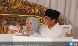 Menggemaskan, Sandiaga Uno Bikin Nur Asia Tertawa - JPNN.com