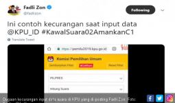 Fadli Zon Beri Contoh Dugaan Kecurangan Input Data KPU - JPNN.com