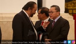 Zulkifli Hasan dan Surya Paloh Berdebat di Istana - JPNN.com