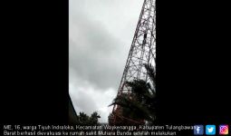 Gadis Belia di Tuba Nekat Panjat Tower Lantaran Diduga Putus Cinta - JPNN.com