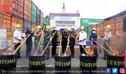 Bea Cukai Kontinu Menindak dan Memusnahkan Peredaran Rokok Ilegal - JPNN.com