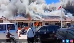Ini Penyebab Mapolres Lampung Selatan Terbakar - JPNN.com