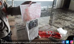 3 Tulisan di Lokasi Mutilasi Pasar Besar Malang, Penulis Pilih Tinta Merah dan Hitam - JPNN.com