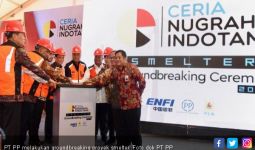 Groundbreaking Proyek Smelter, Kontrak Baru PT PP Capai Rp10,57 Triliun - JPNN.com