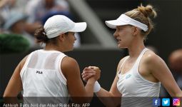 Tunggal Putri Nomor 1 Dunia Tumbang di Tangan Pemain yang akan Menikah usai Wimbledon 2019 - JPNN.com