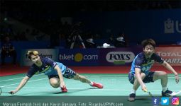 Indonesia Open 2019: Marcus / Kevin Kaget Lihat Kok Goyang, Untung Ada Suporter di Istora - JPNN.com