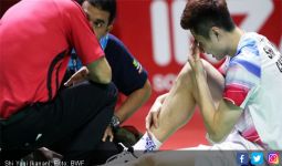 Lihat Detik - Detik Shi Yuqi Cedera dan Mundur dari Blibli Indonesia Open 2019 - JPNN.com